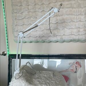 Pyle Adjustable White Desk mic stand